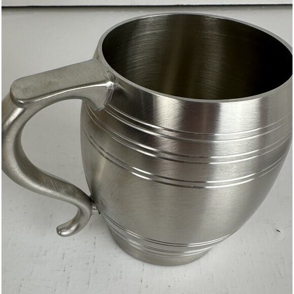 Pewter Boardman Colonial #303Beverage Tankard Barrel Shape New Box 1976 - Picture 5 of 9